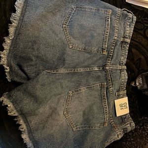 Cut Off Blue Jean Shorts